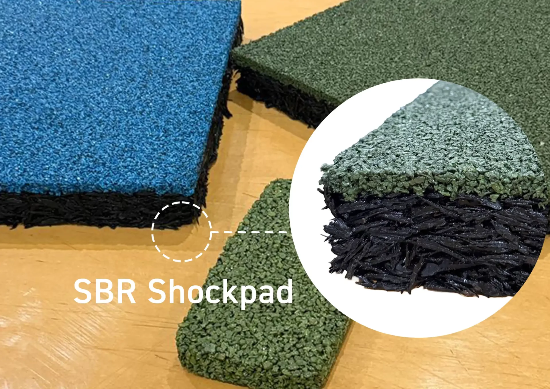 Wet‑pour rubber surfacing on‑site installation